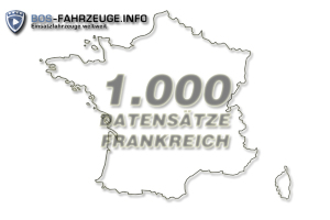 1.000 Datensätze in Frankreich