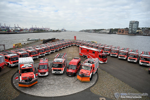 57 neue Fahrzeuge für Hamburgs Freiwillige Feuerwehren