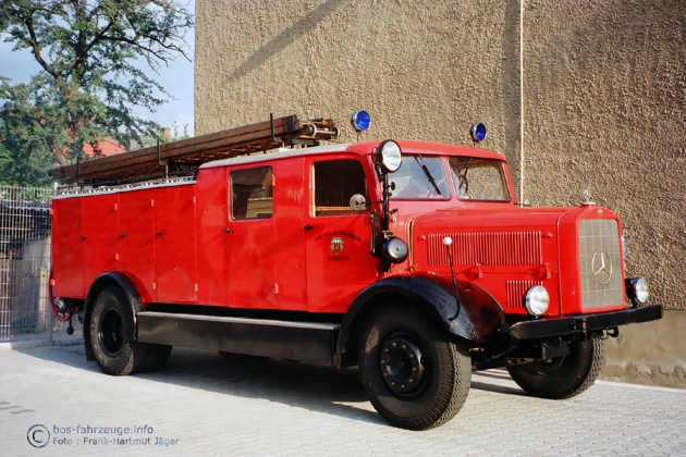 GLG mit Metz-Aufbau von 1942, von den Junkers-Werken in Dessau auf Umwegen zum Ruhestand nach Burgstädt gelangt.