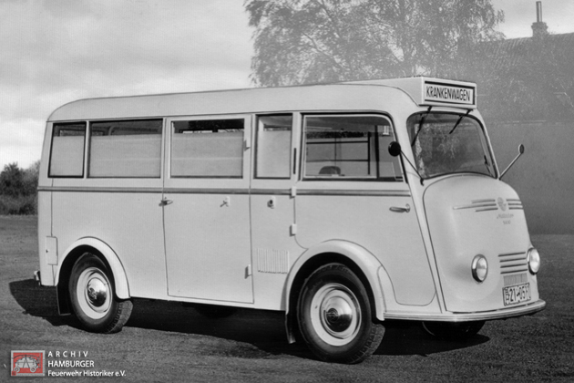 Krankenwagen, Baujahr 1953