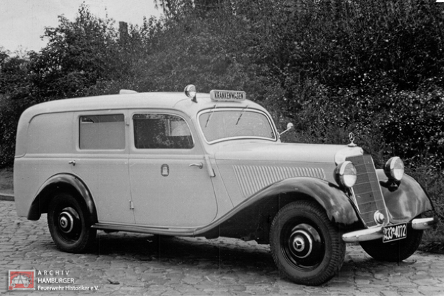 Krankenwagen, Baujahr 1950