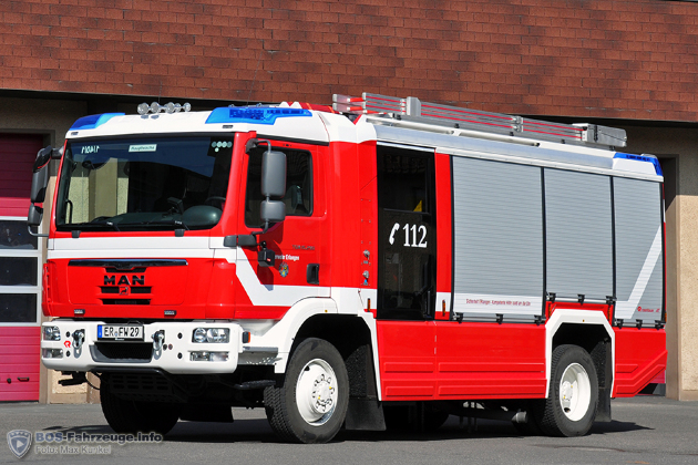 AT dritte Generation und zugleich 2500. AT-Aufbau! Dabei handelt es sich um ein HLF 20/16 der FF-Erlangen