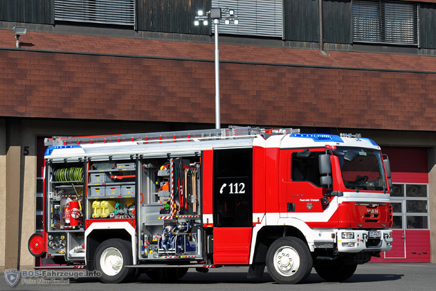 AT dritte Generation und zugleich 2500. AT-Aufbau! Dabei handelt es sich um ein HLF 20/16 der FF-Erlangen