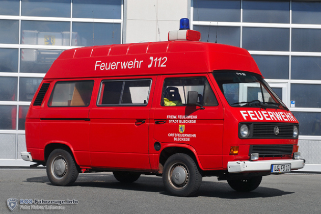 Der alte VW-Bus T3, "Modell Eiswagen" wurde 1991 gebaut und kam im Jahr 2001 nach Bleckede.